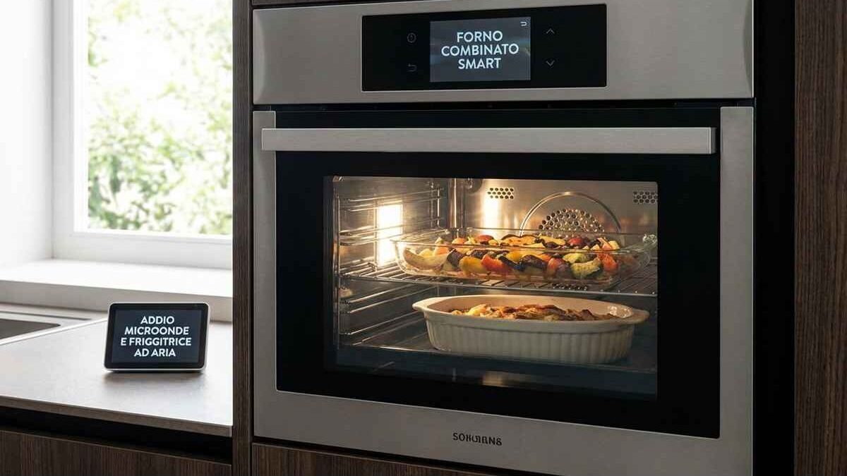 Nuovo elettrodomestico multifunzione in una cucina moderna.